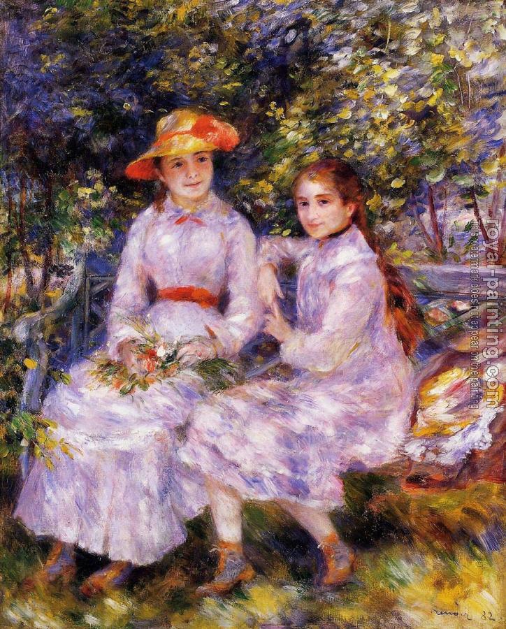 Pierre Auguste Renoir : The Daughters of Paul Durand-Ruel